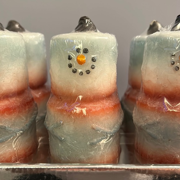 Snowman Shaped Candles NEW - Picture 8 of 13